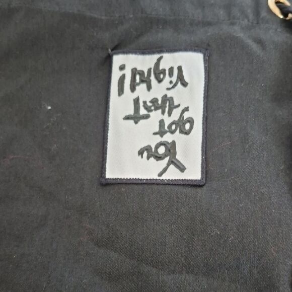 Black and Gray Jean Jacket with Star Accents - Picture 13 of 16